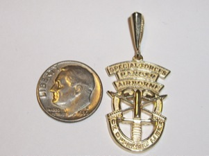 #22 Yellow Gold SF Crest Pendant