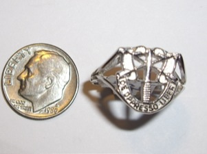 #125 White Gold Ladies SF Original Ring