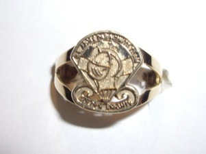 #131 Yellow Gold Ladies Golden Knights Ring
