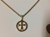 Qurbono Cross Gold Pendant