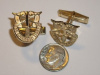 #26 Medium Yellow Gold SF Crest Cuff Links