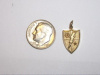 #54 Yellow Gold Ranger Crest Pendant