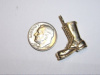 #55 Yellow Gold Jump Boot Pendant